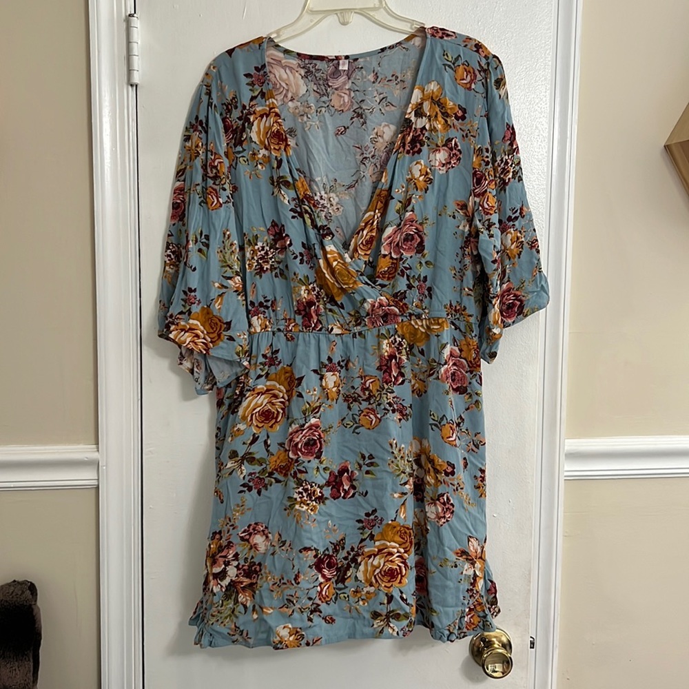 Floral dress size XL